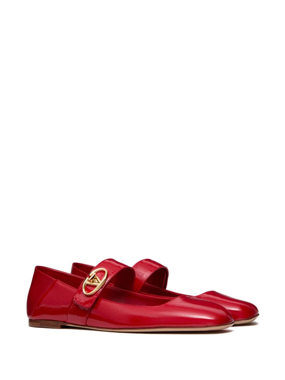 Valentino Garavani Red VLogo Signature Flat Shoes image 5