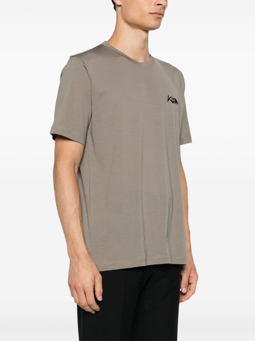 Kiton T-shirts and Polos Grey image 4