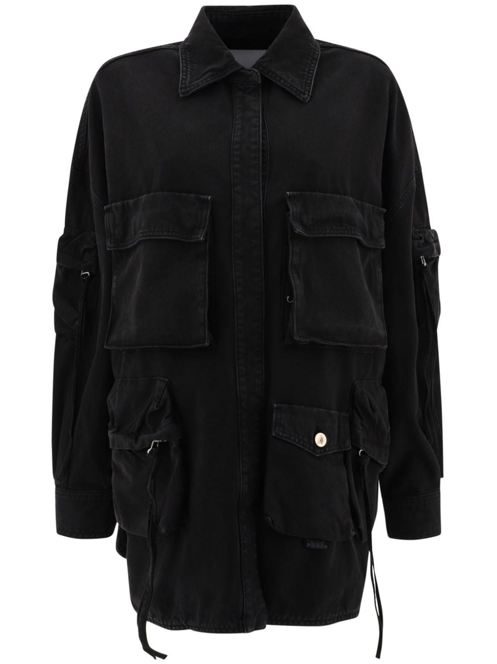 The Attico Coats Black image 0