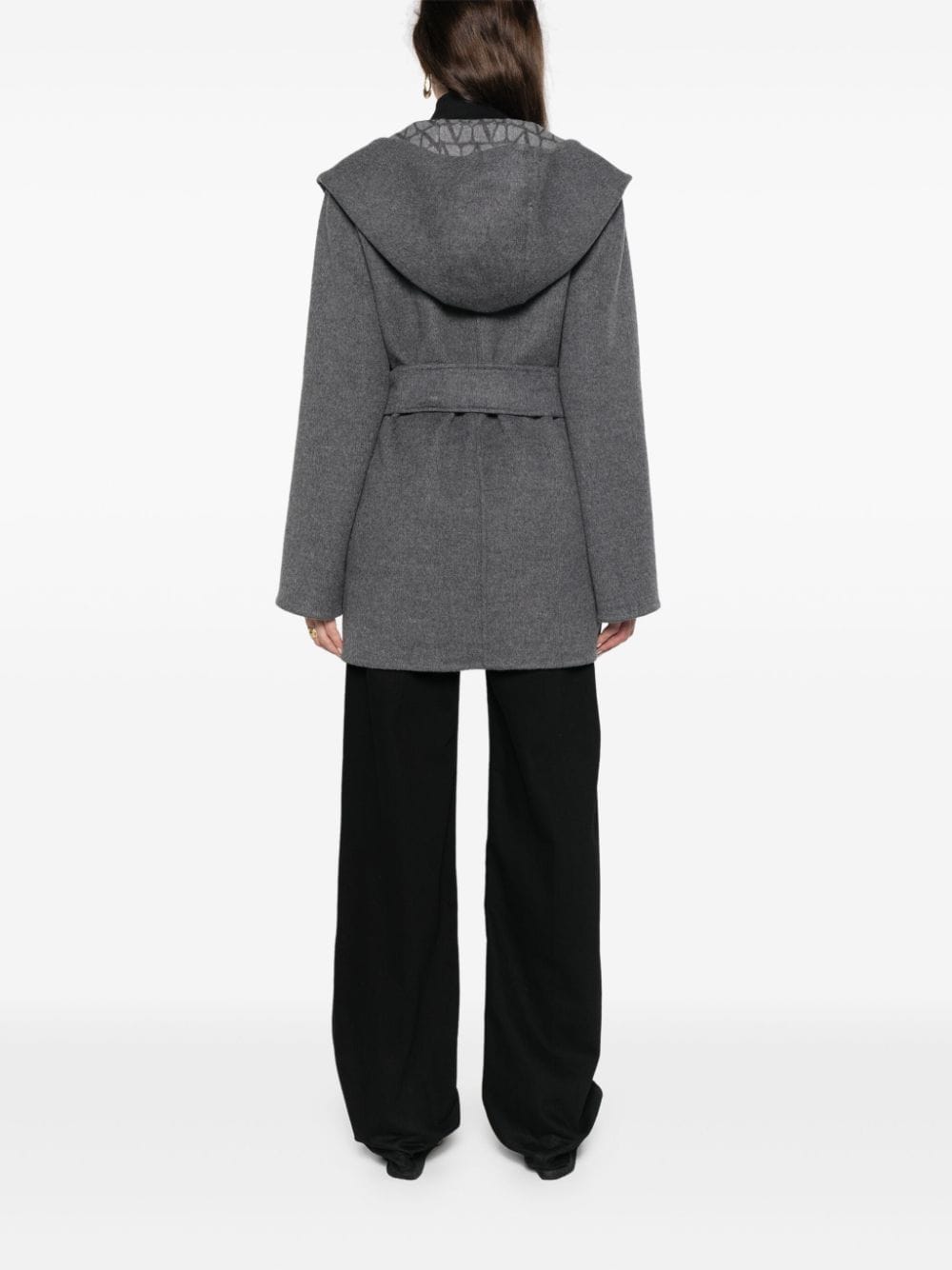 Valentino Grey Reversible Wool-Blend Coat image 2