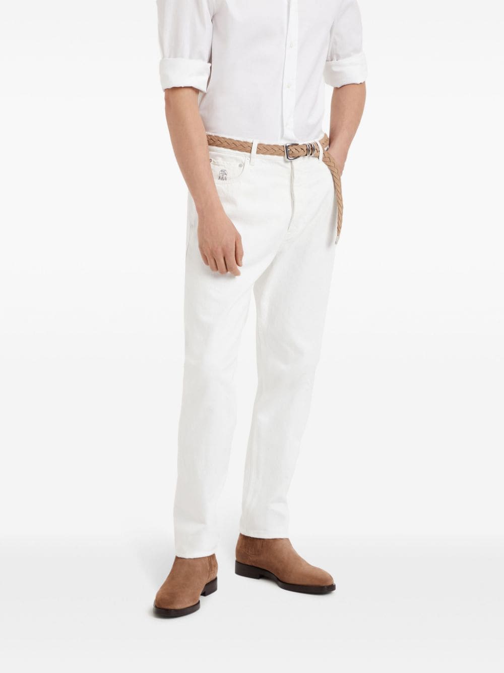 Brunello Cucinelli Jeans White image 2