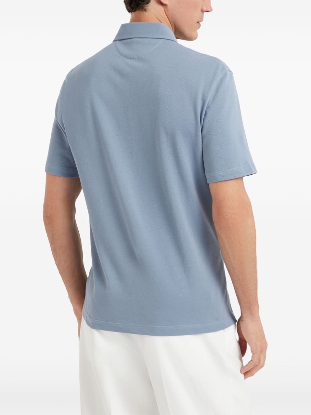 Brunello Cucinelli T-shirts and Polos Clear Blue image 4