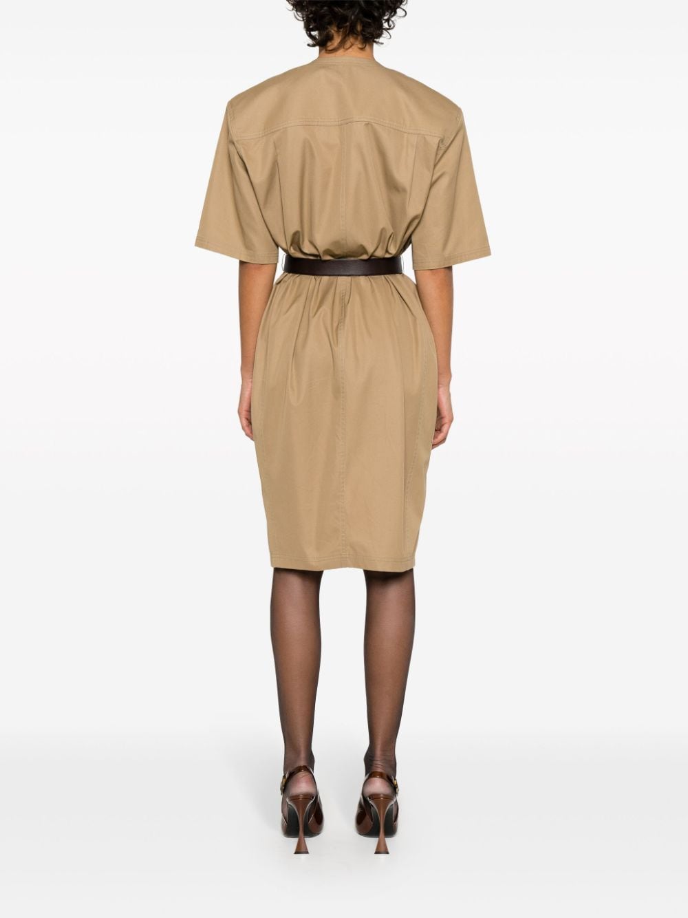 Saint Laurent  Dresses Beige image 3