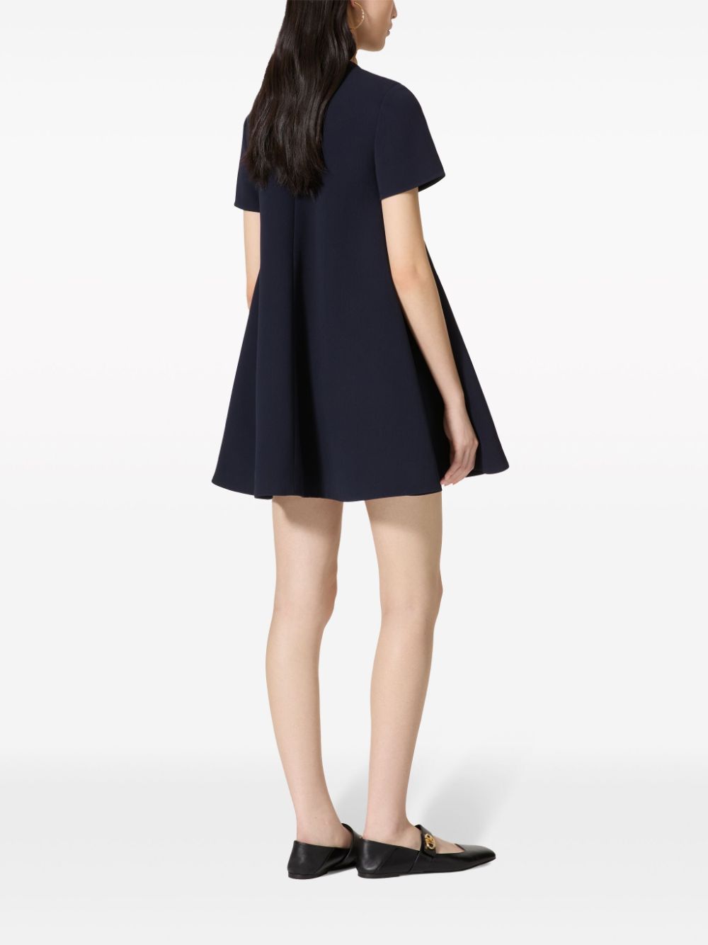 Valentino GARAVANI Midnight Blue Dress with Cut-Out Detailing image 1