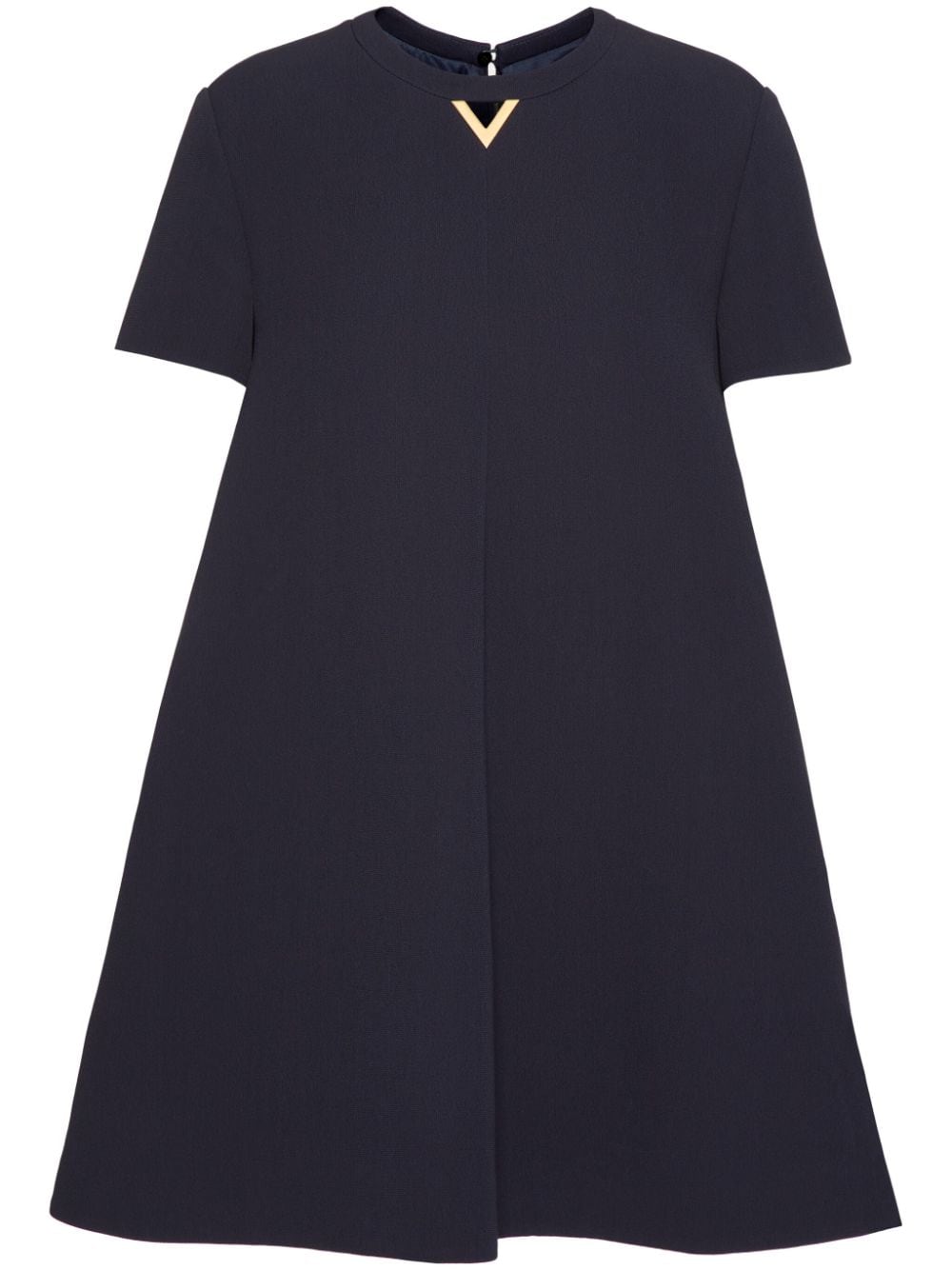 Valentino GARAVANI Midnight Blue Dress with Cut-Out Detailing image 0