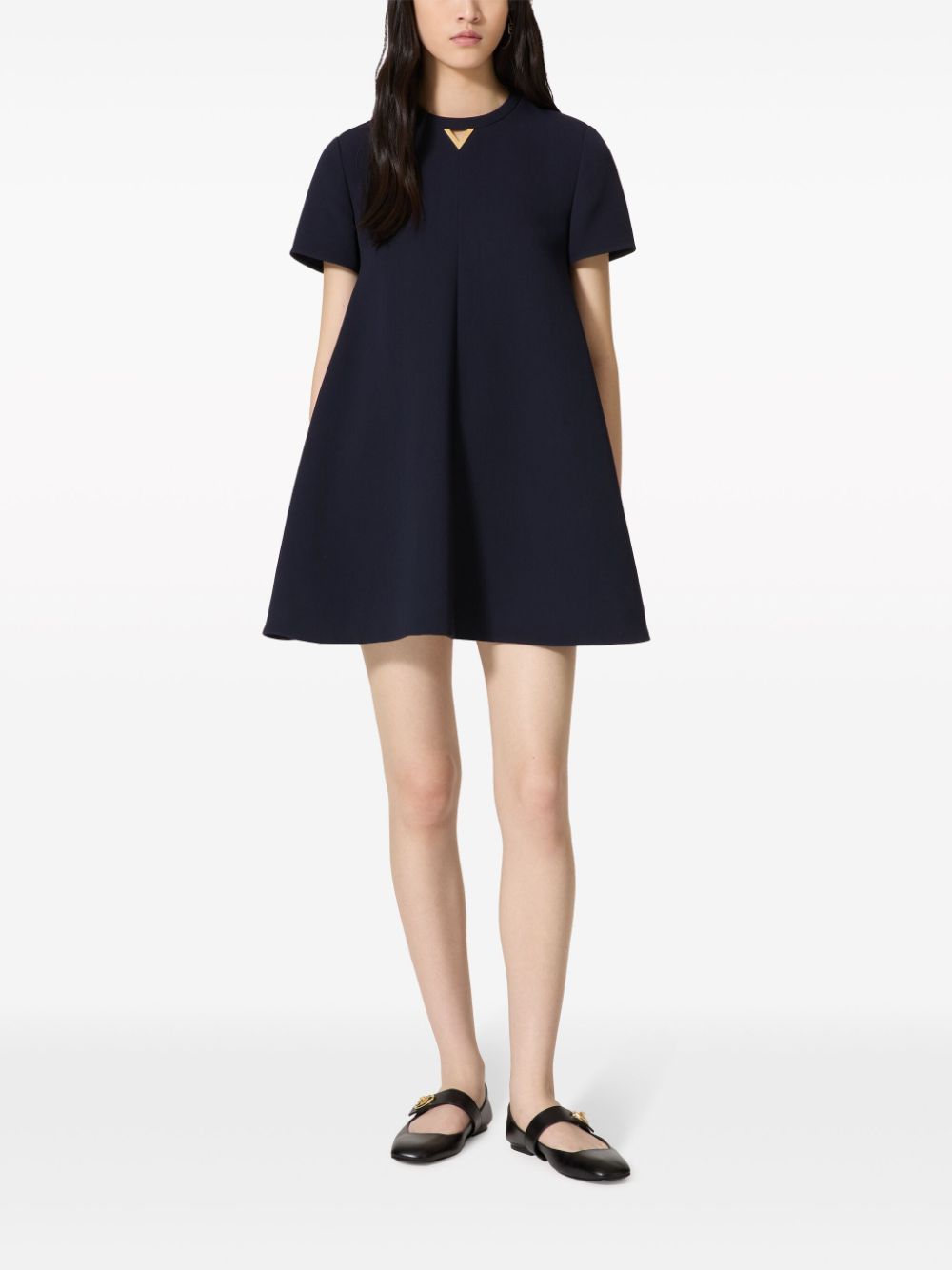 Valentino GARAVANI Midnight Blue Dress with Cut-Out Detailing image 2