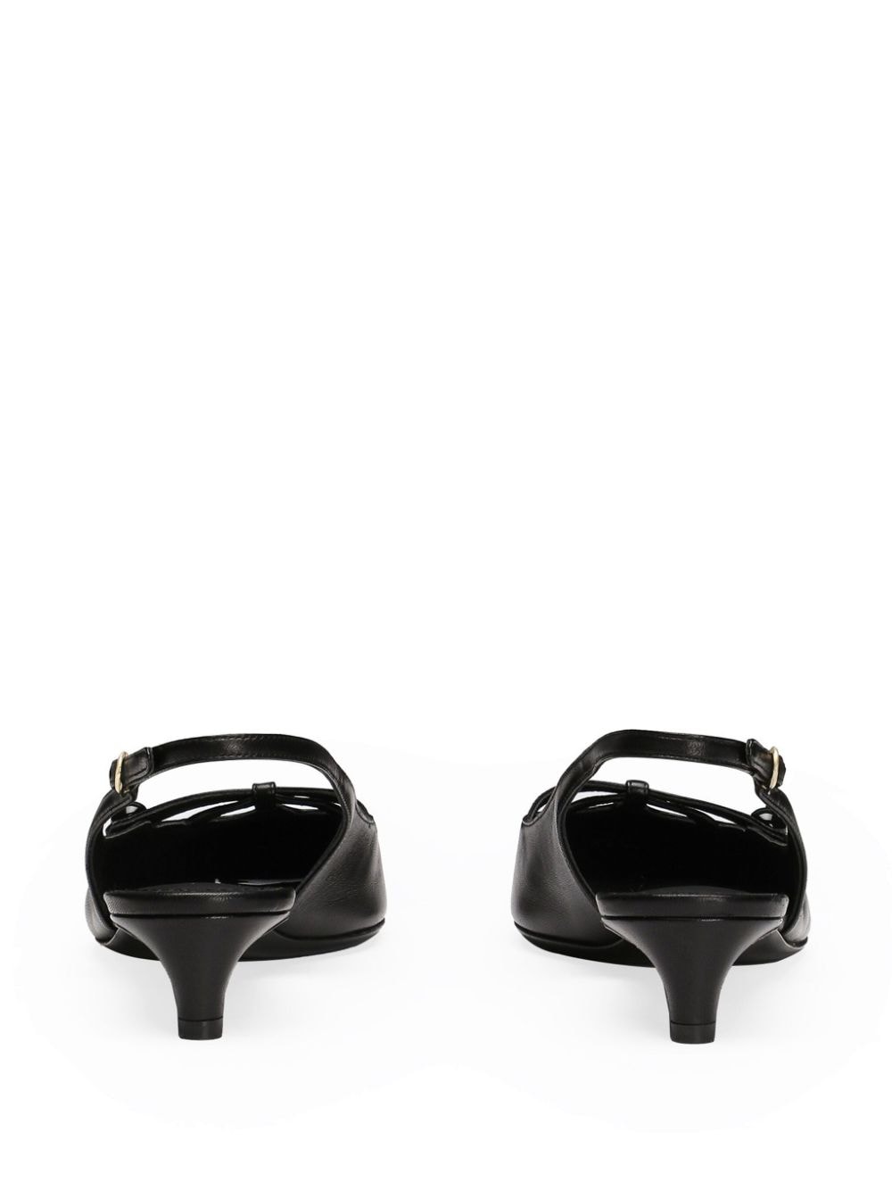 Dolce & Gabbana Black Slingback Pointed Toe Heels image 2