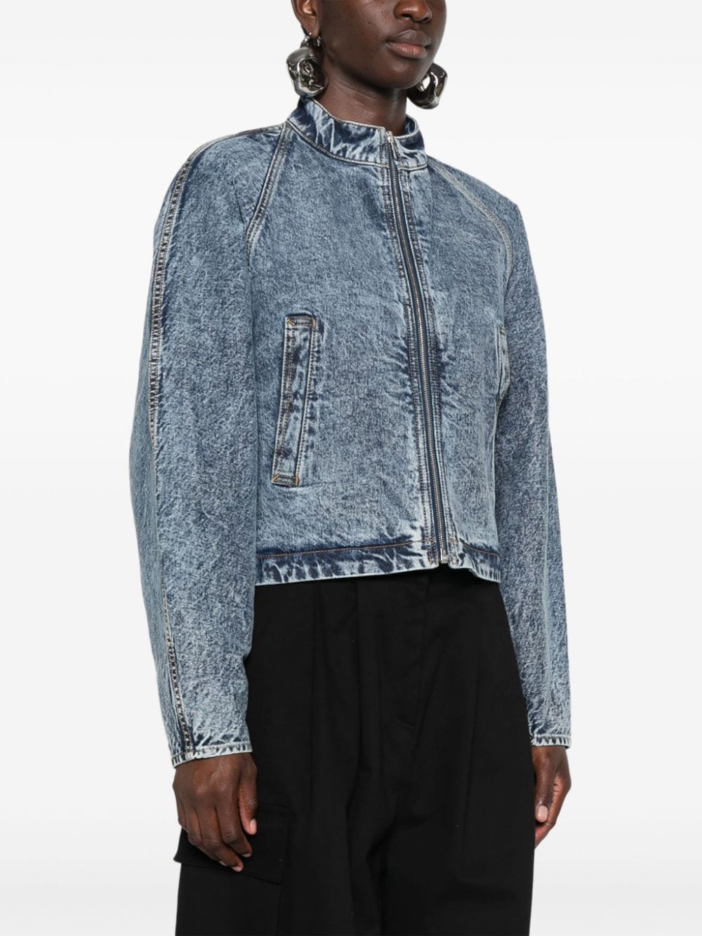 Alaia Coats Clear Blue image 2