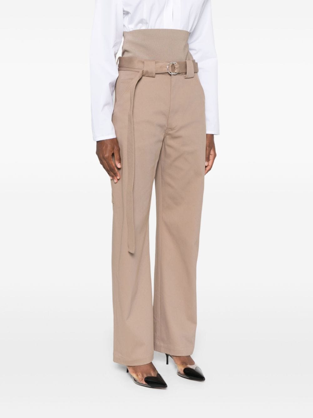 Alaia Trousers Beige image 3