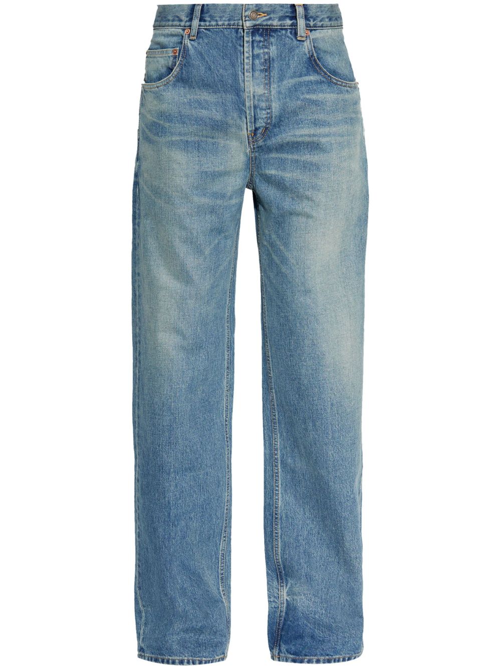 Saint Laurent Blue Washed Denim Jeans image 0