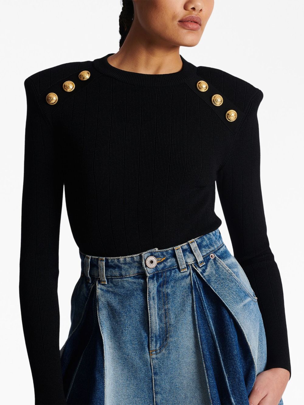 Balmain Sweaters Black image 2