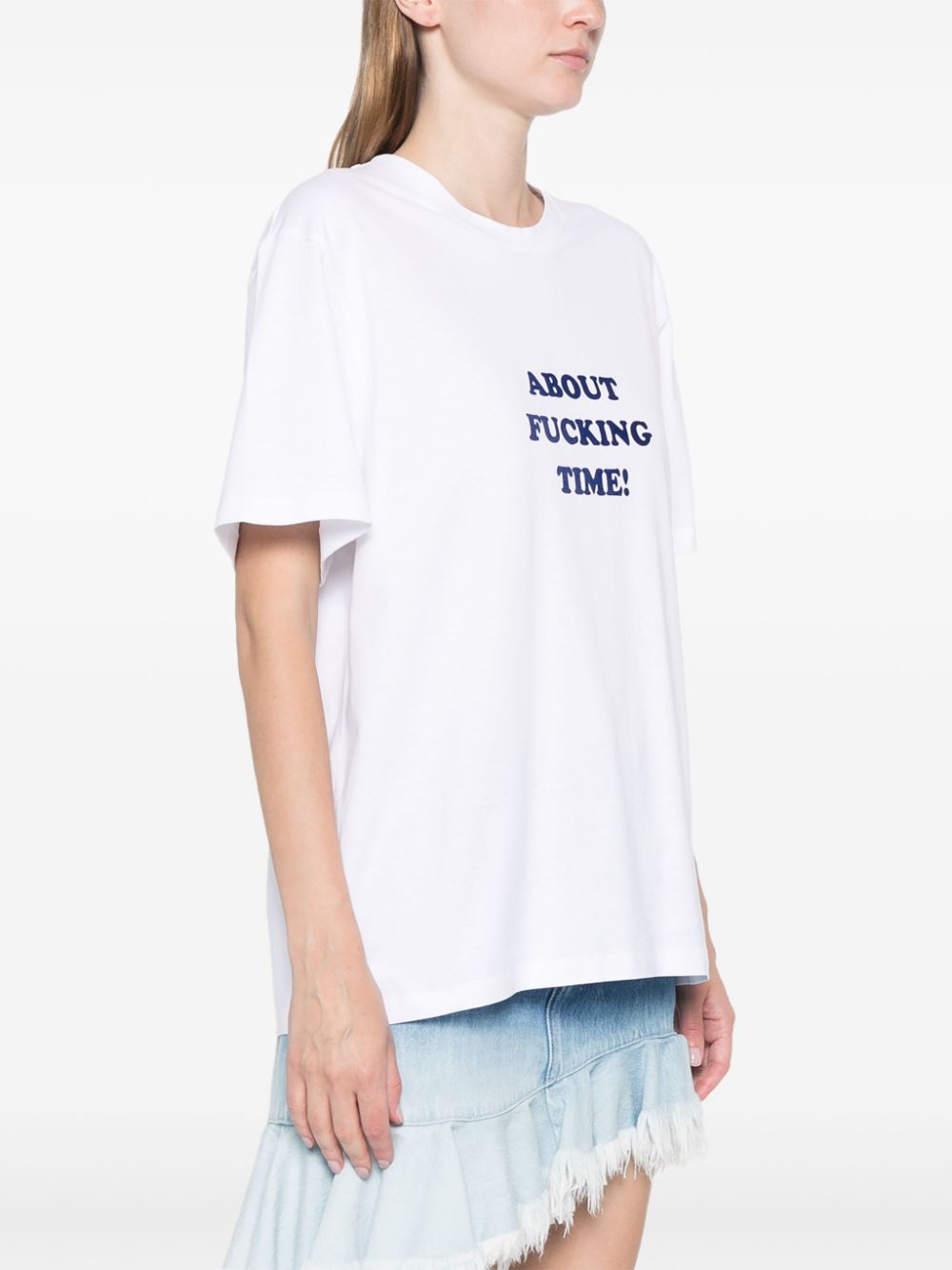 Stella McCartney White Slogan T-Shirt image 1