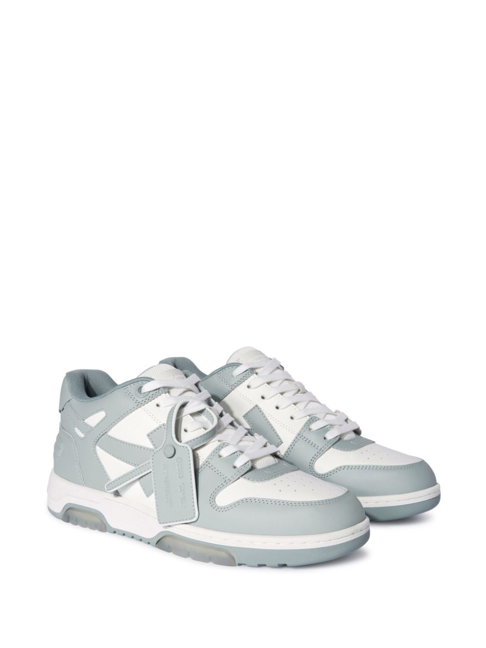 Off-White Grey Arrow Low Top Sneakers image 3