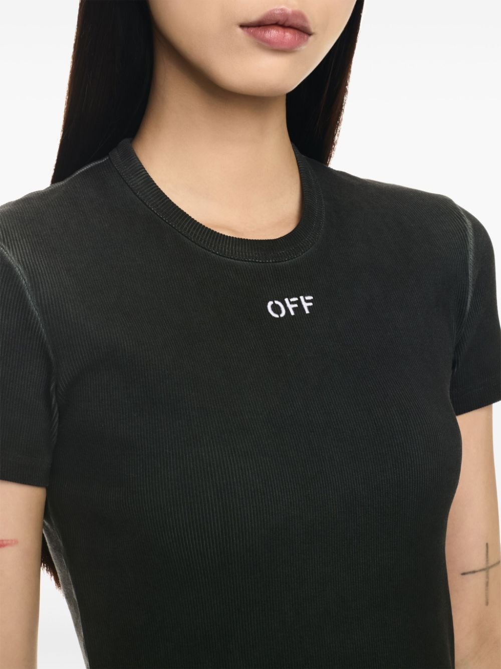 Off-White Grey T-Shirt & Polo image 1