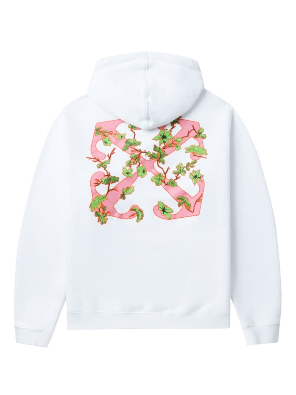 Off-White Ramage Flowers Drawstring Hoodie image 1