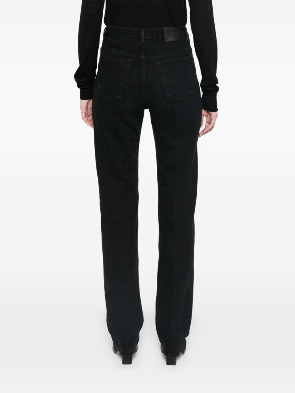 Saint Laurent Black Cotton Denim Jeans image 2