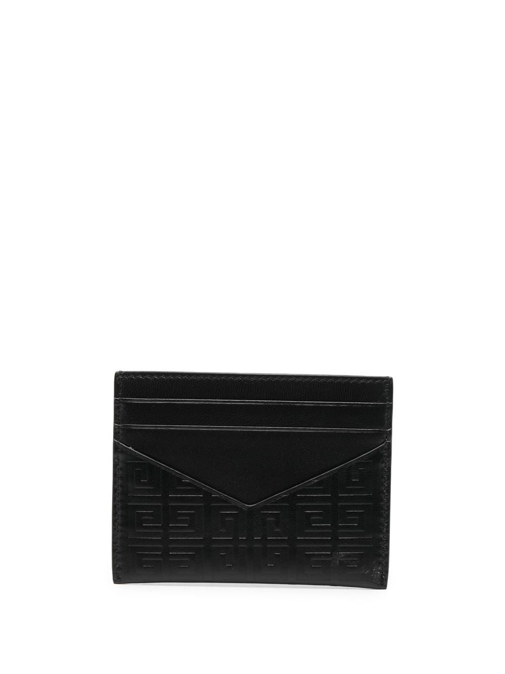 Givenchy G Cut Black Calf Leather Cardholder with 4G Motif image 2