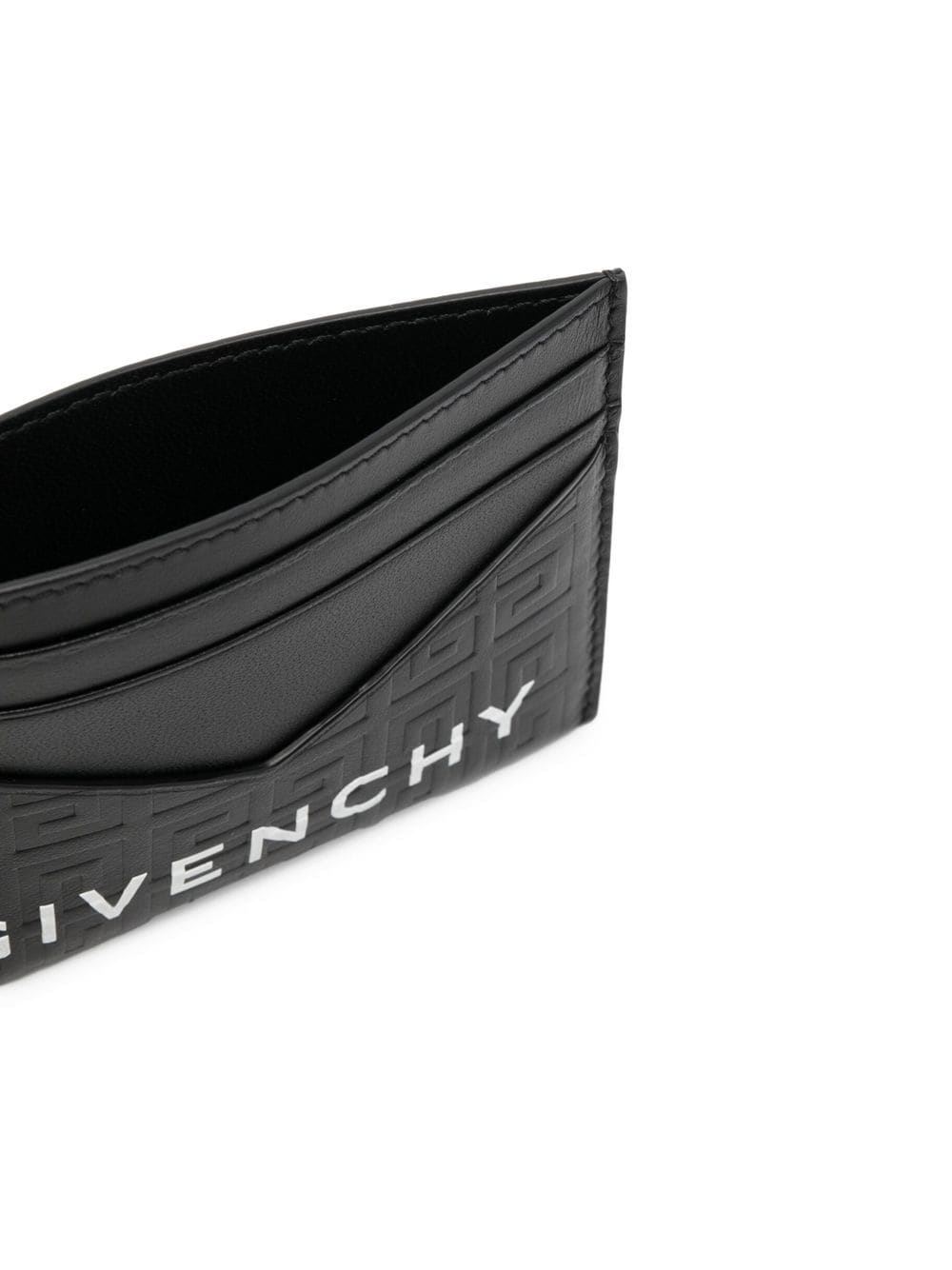 Givenchy G Cut Black Calf Leather Cardholder with 4G Motif image 1