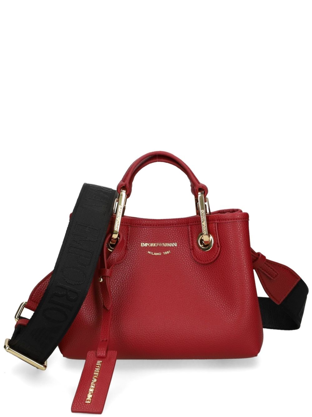 Emporio Armani Bordeaux Logo Shoulder Bag image 0