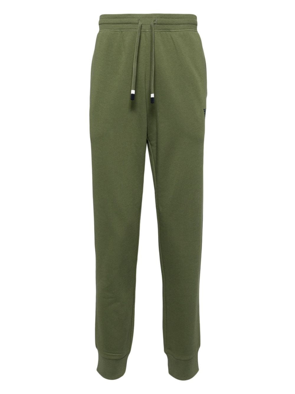 Emporio Armani Green Cotton Blend Trousers image 0