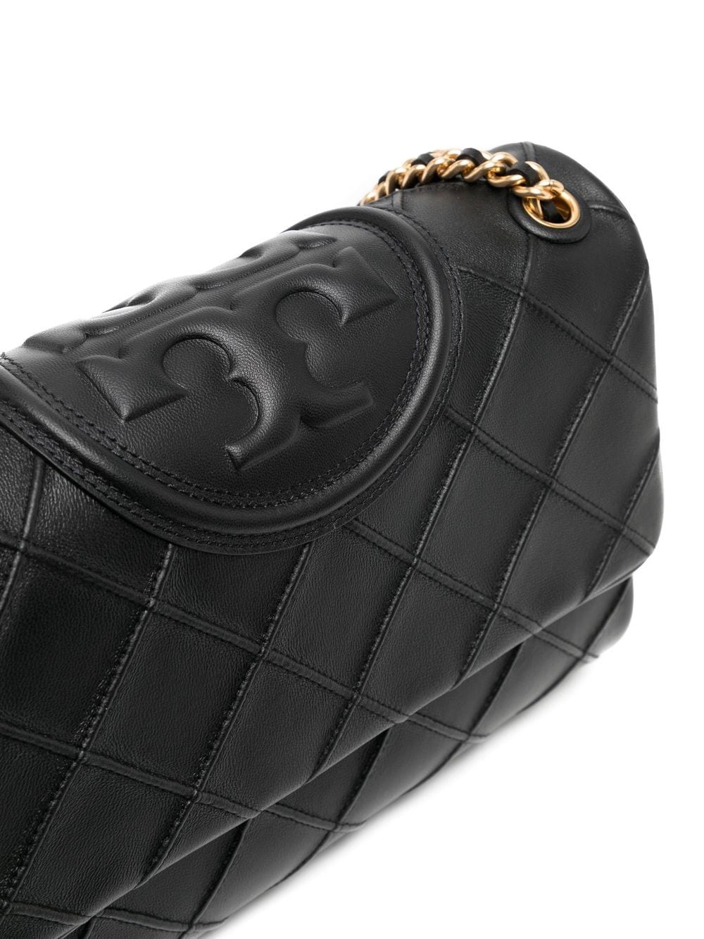 Tory Burch Black Quilted Leather Shoulder Bag image 4