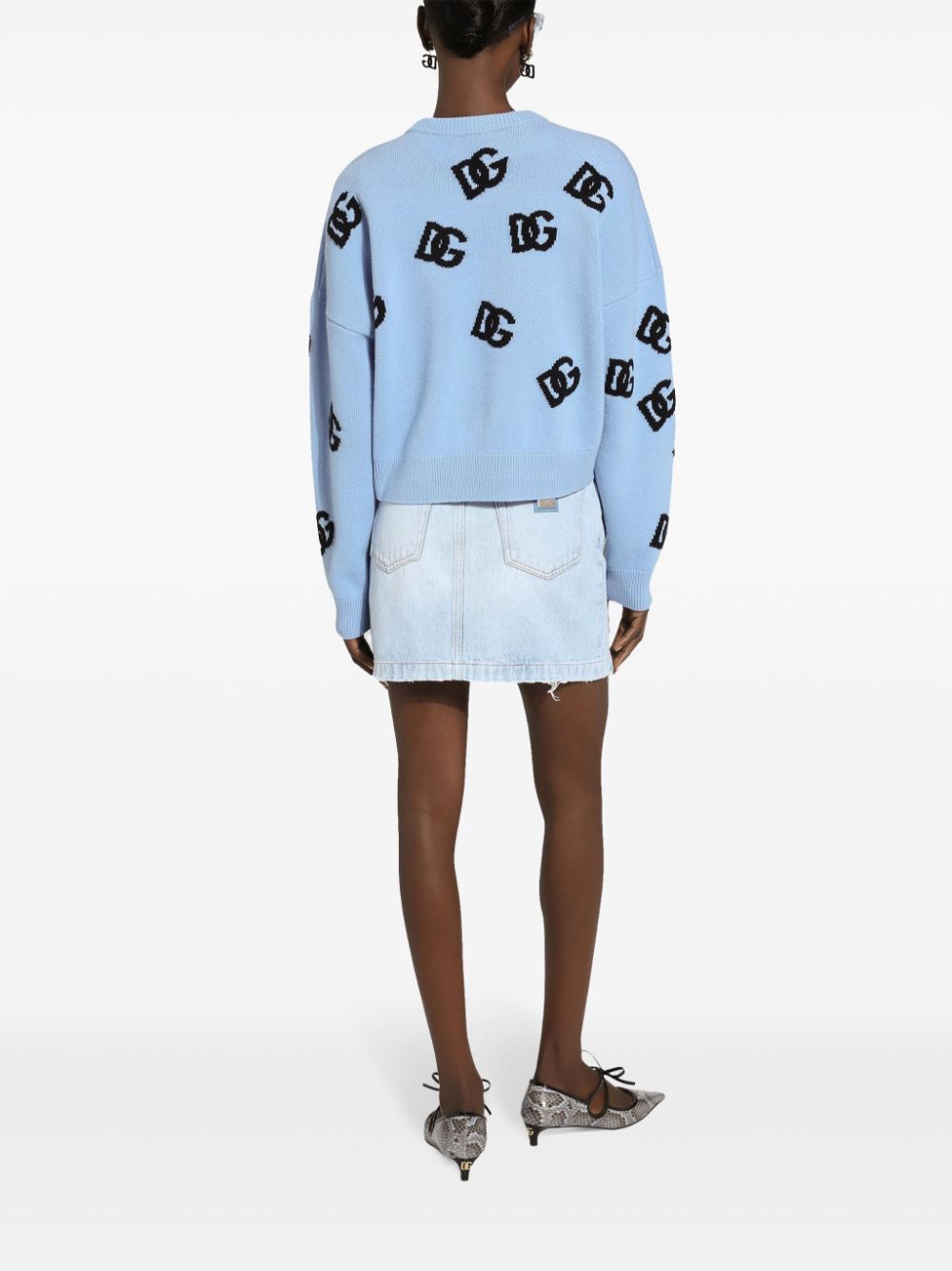 Dolce & Gabbana Sweaters Clear Blue image 2