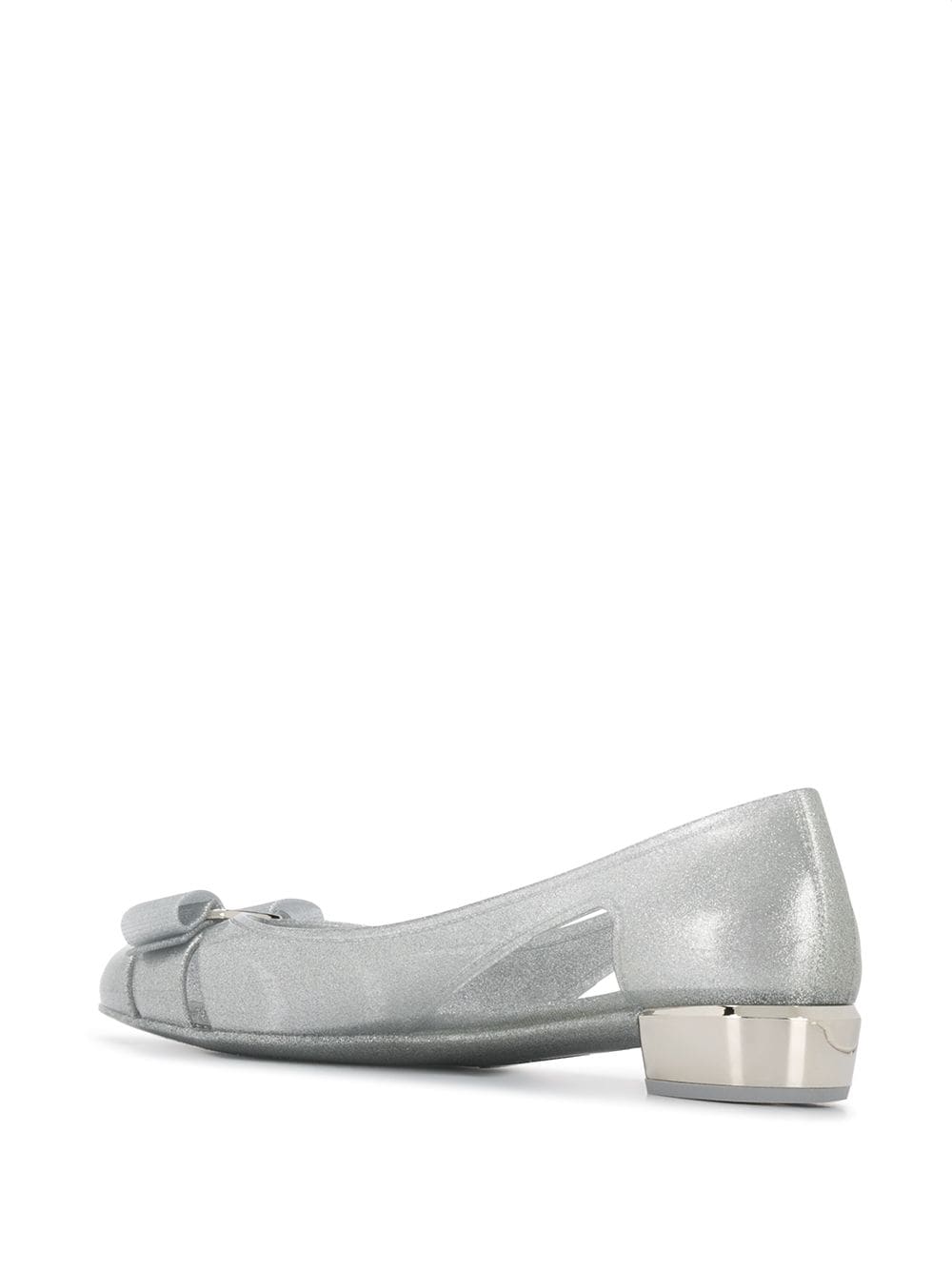 Ferragamo With Heel Silver image 2