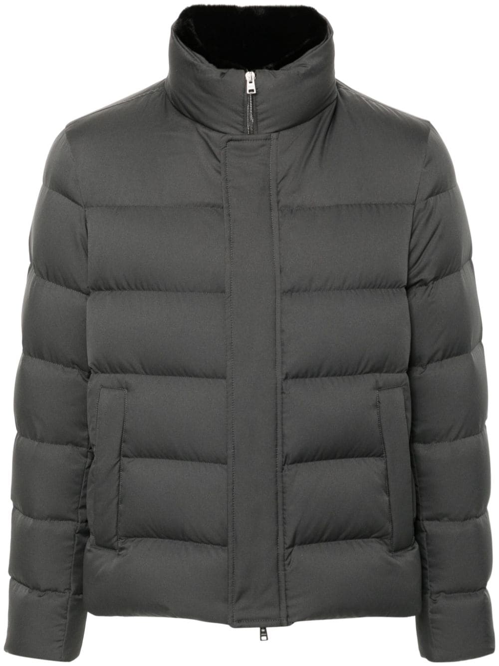 Herno Grey Padded Goose Down Coat image 0