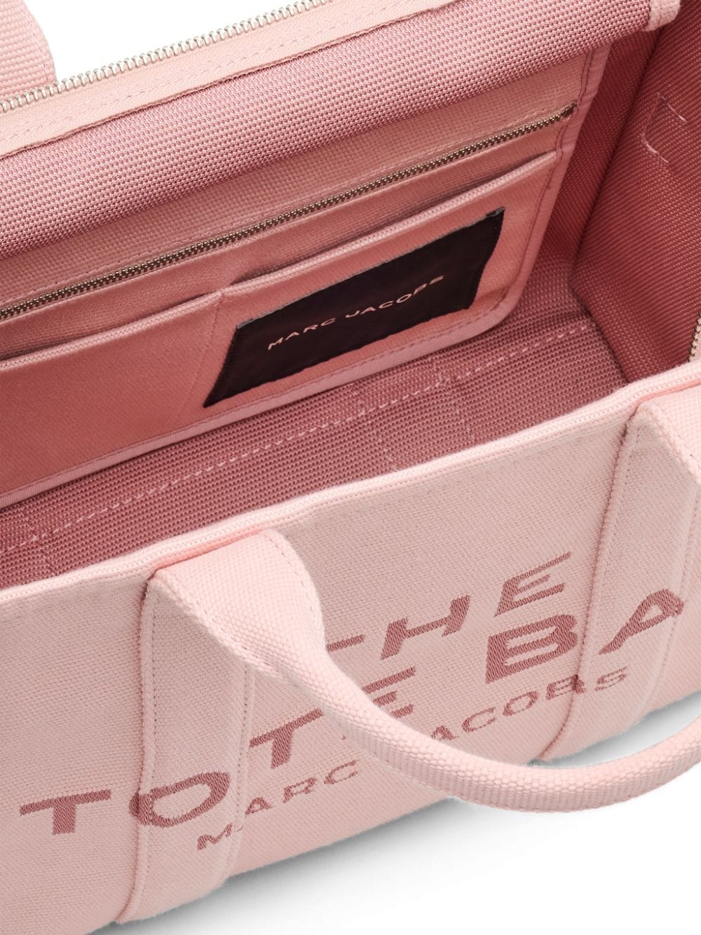 Marc Jacobs Pink Cotton Blend Jacquard Tote Bag image 1