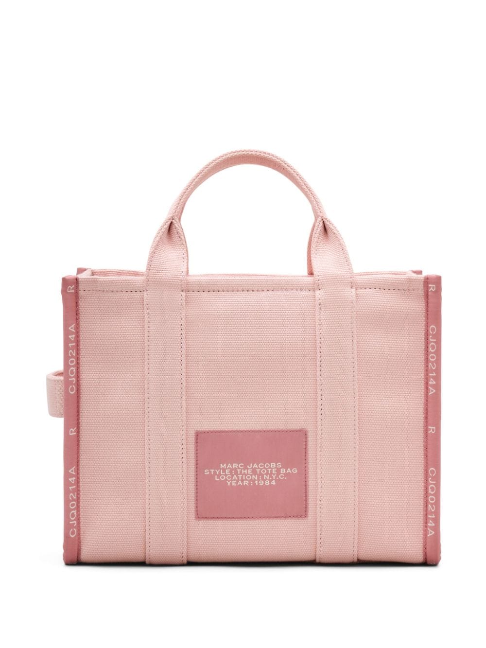 Marc Jacobs Pink Cotton Blend Jacquard Tote Bag image 4