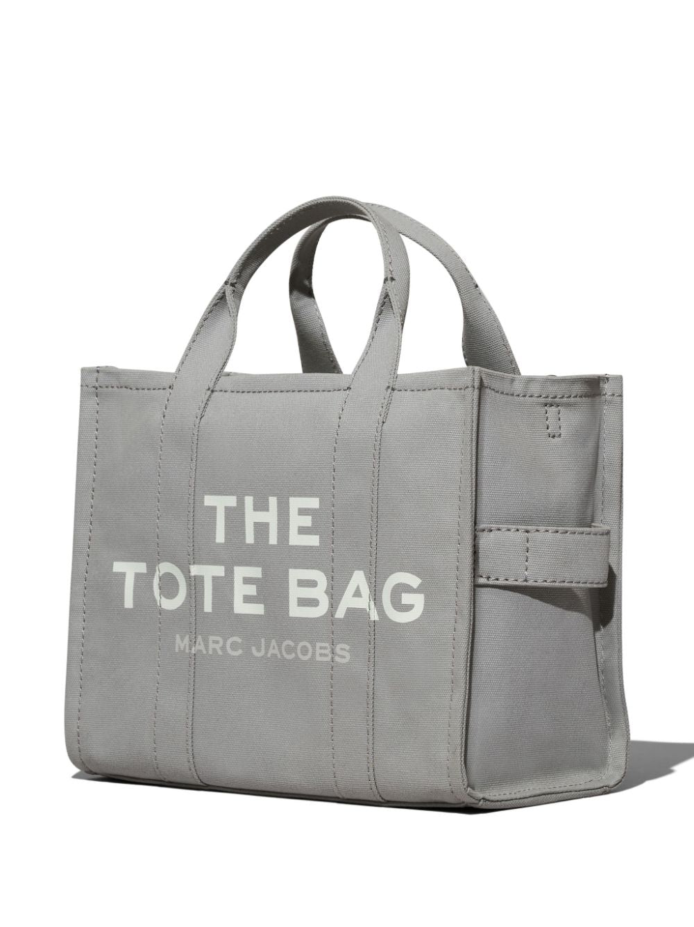 Marc Jacobs Grey Cotton Logo Tote Bag image 5