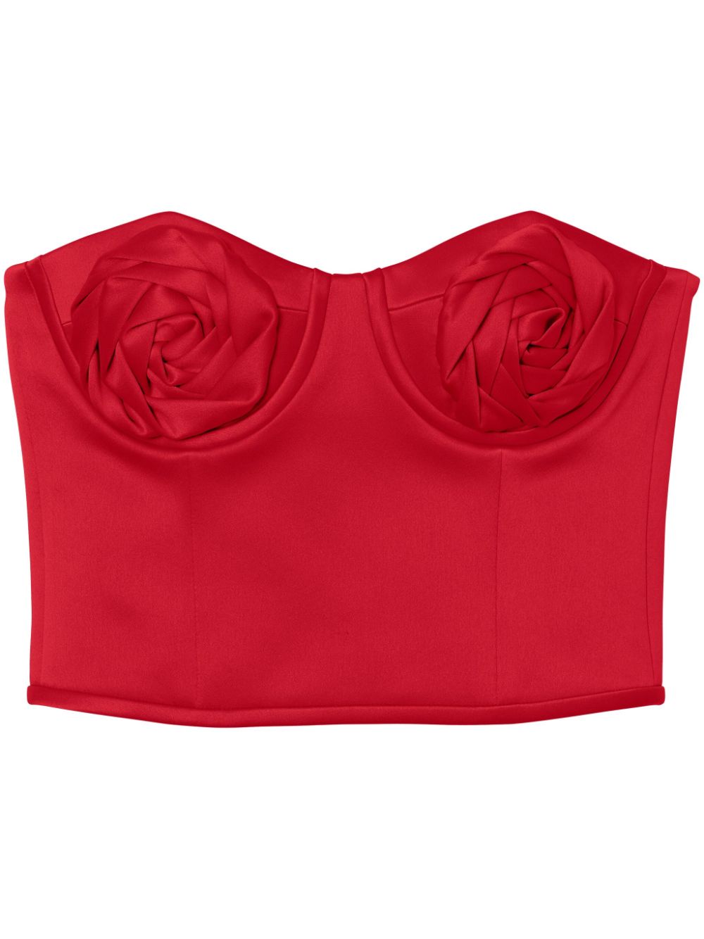 Marc Jacobs Red Satin Balconette Top image 0