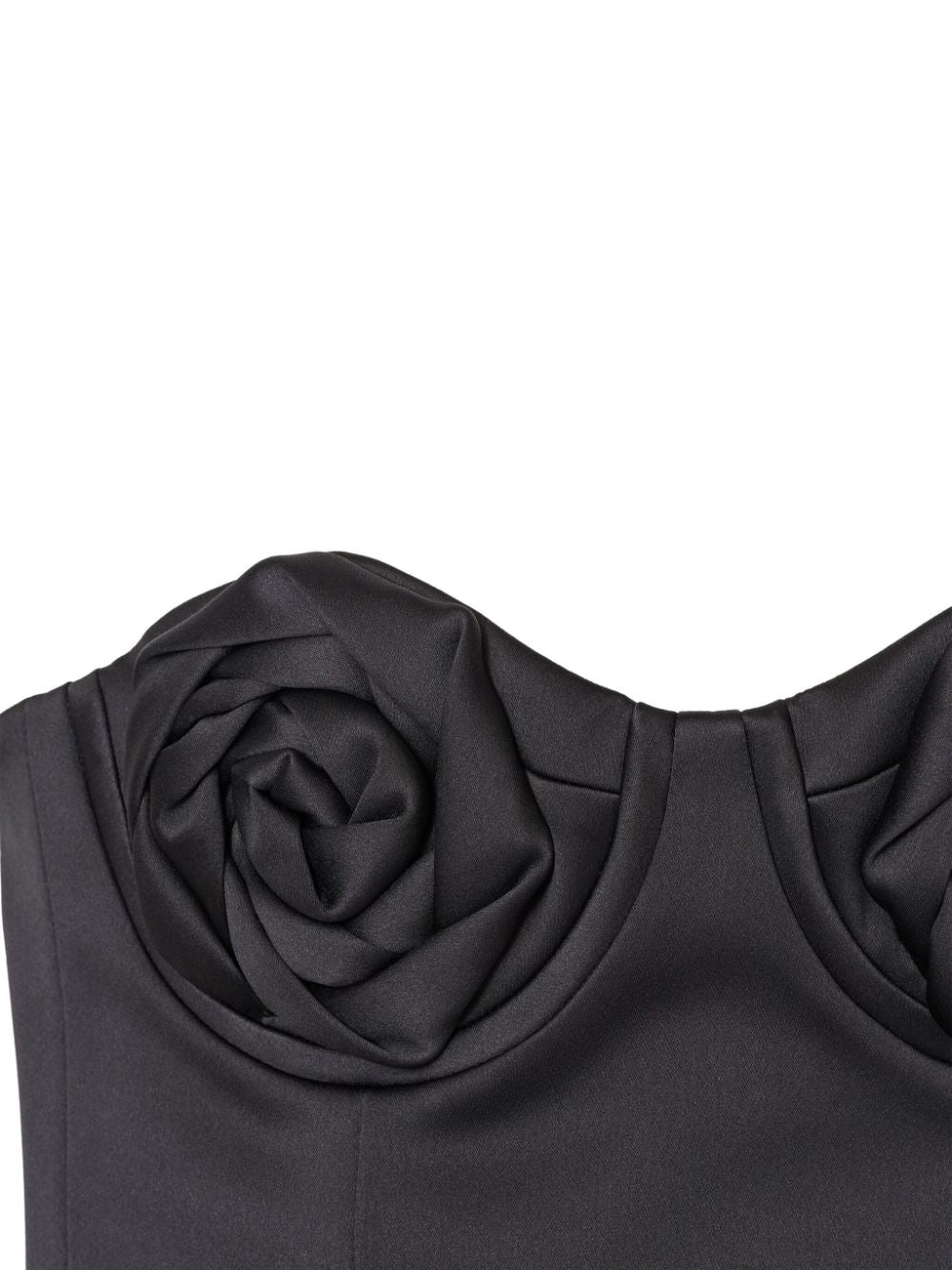 Marc Jacobs Black Satin Balconette Top image 2