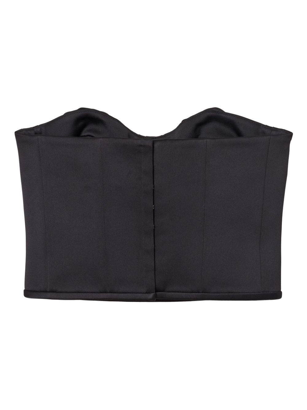 Marc Jacobs Black Satin Balconette Top image 4