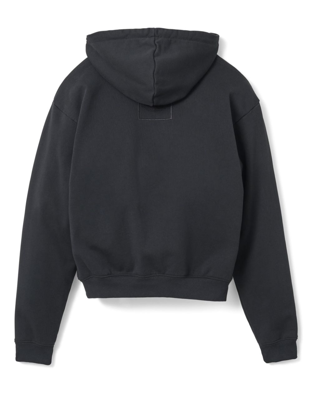 Marc Jacobs Black Cotton Hoodie with Embroidered Logo image 5