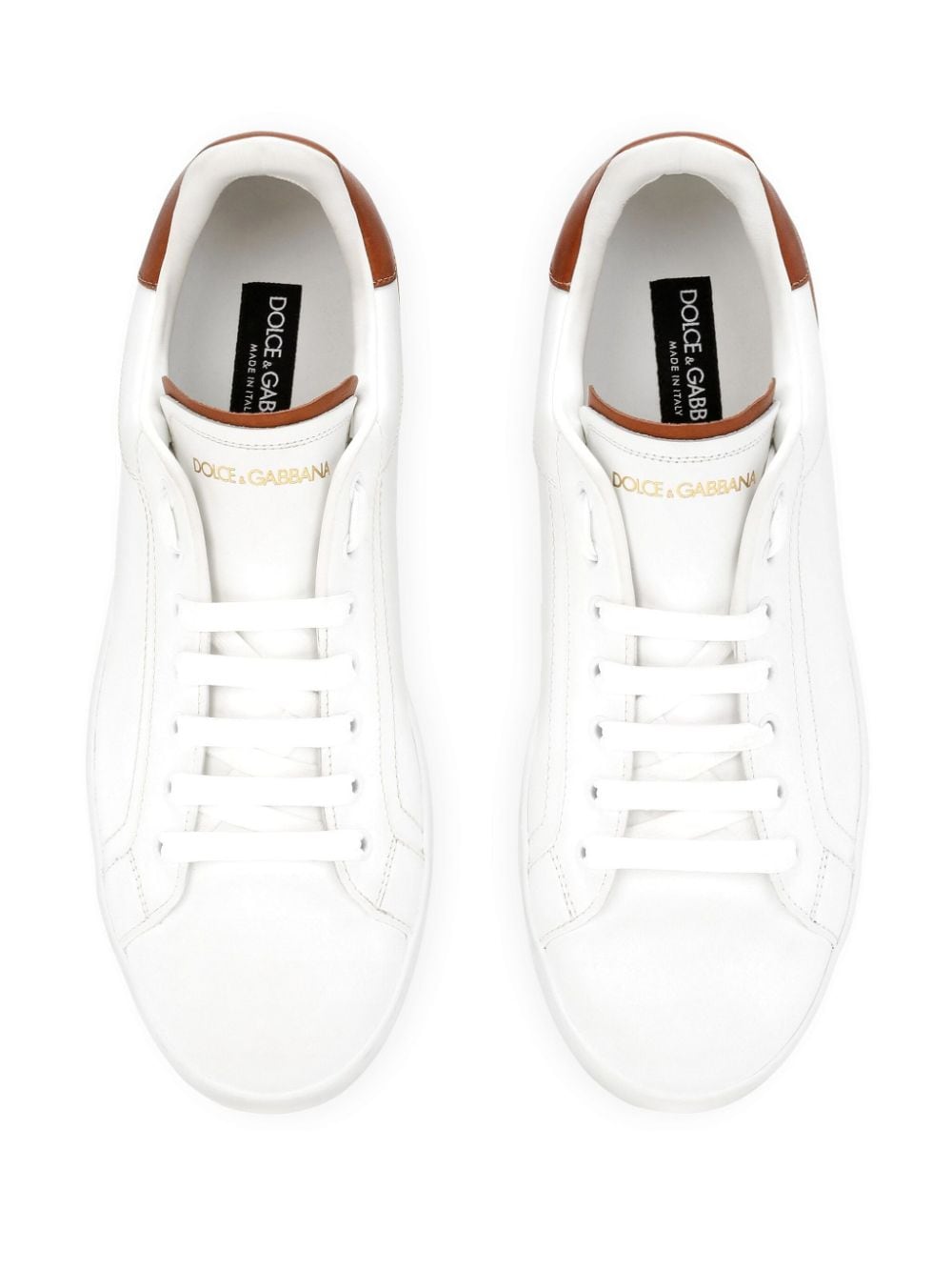 Dolce & Gabbana Sneakers Leather Brown image 3