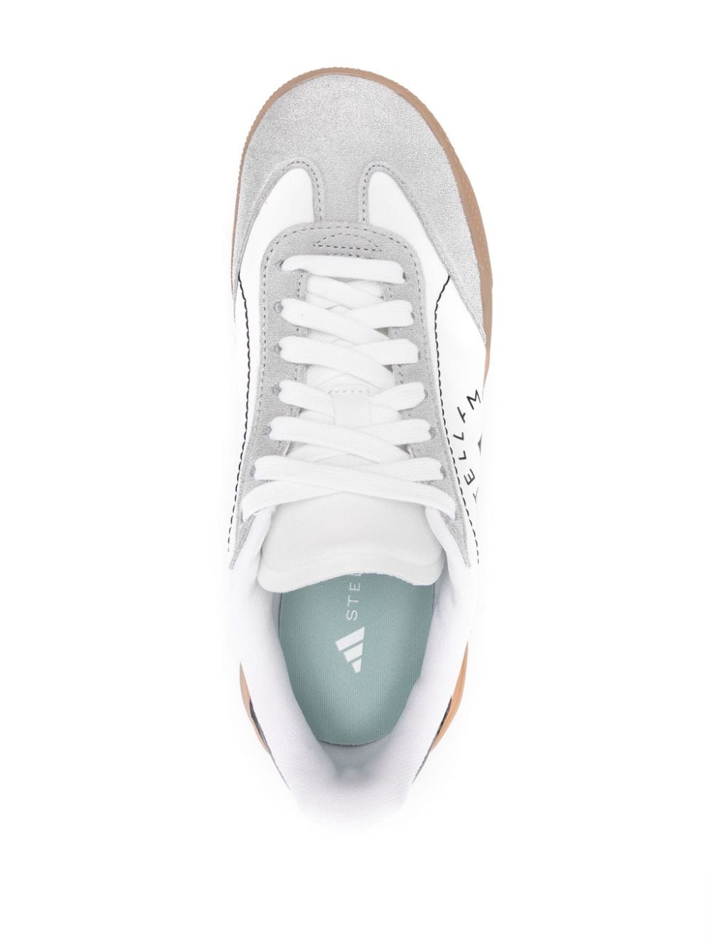 Adidas by Stella McCartney White Sneakers with Logo Print image 3