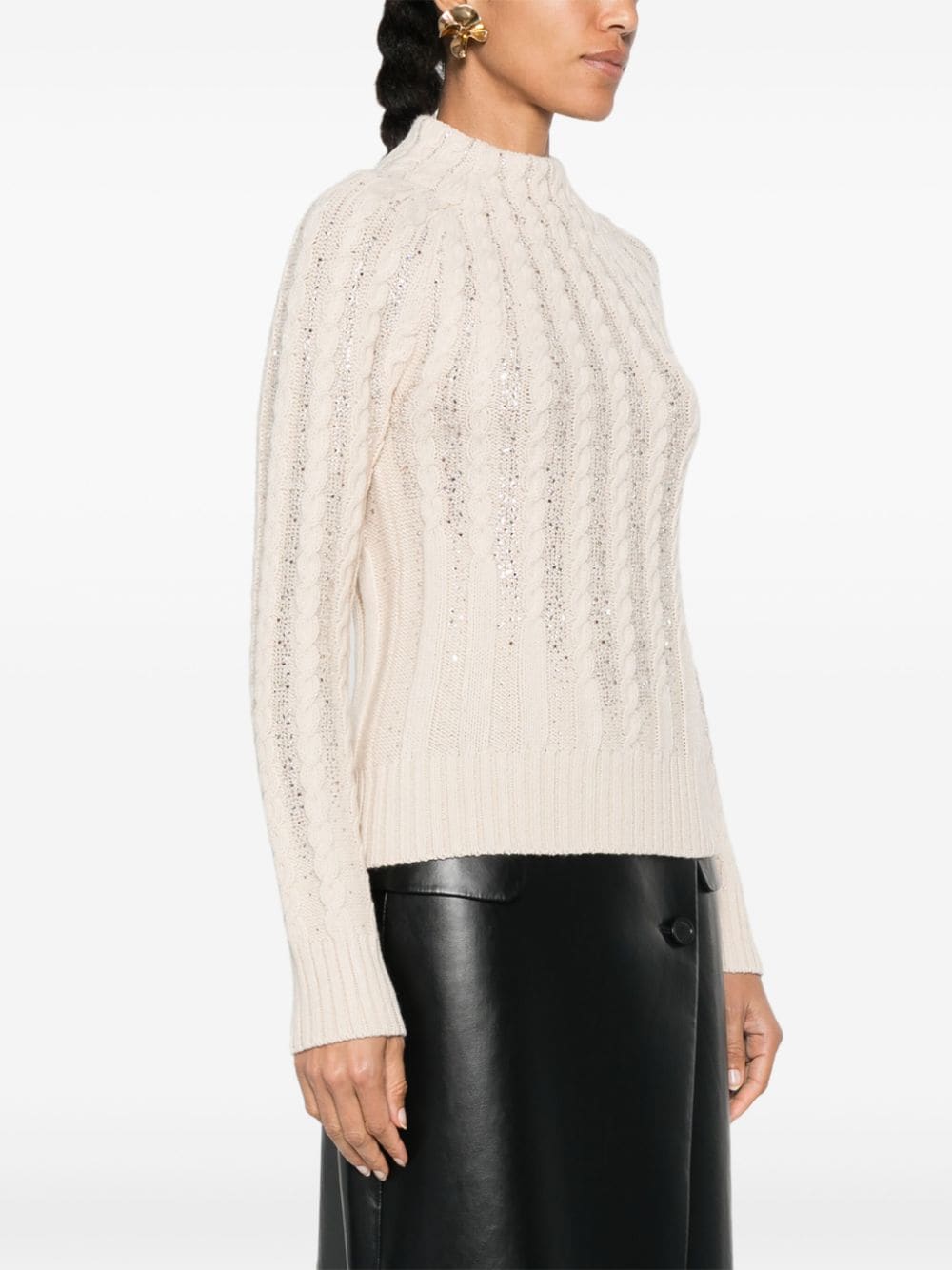 Ermanno Scervino Sweaters Beige image 2