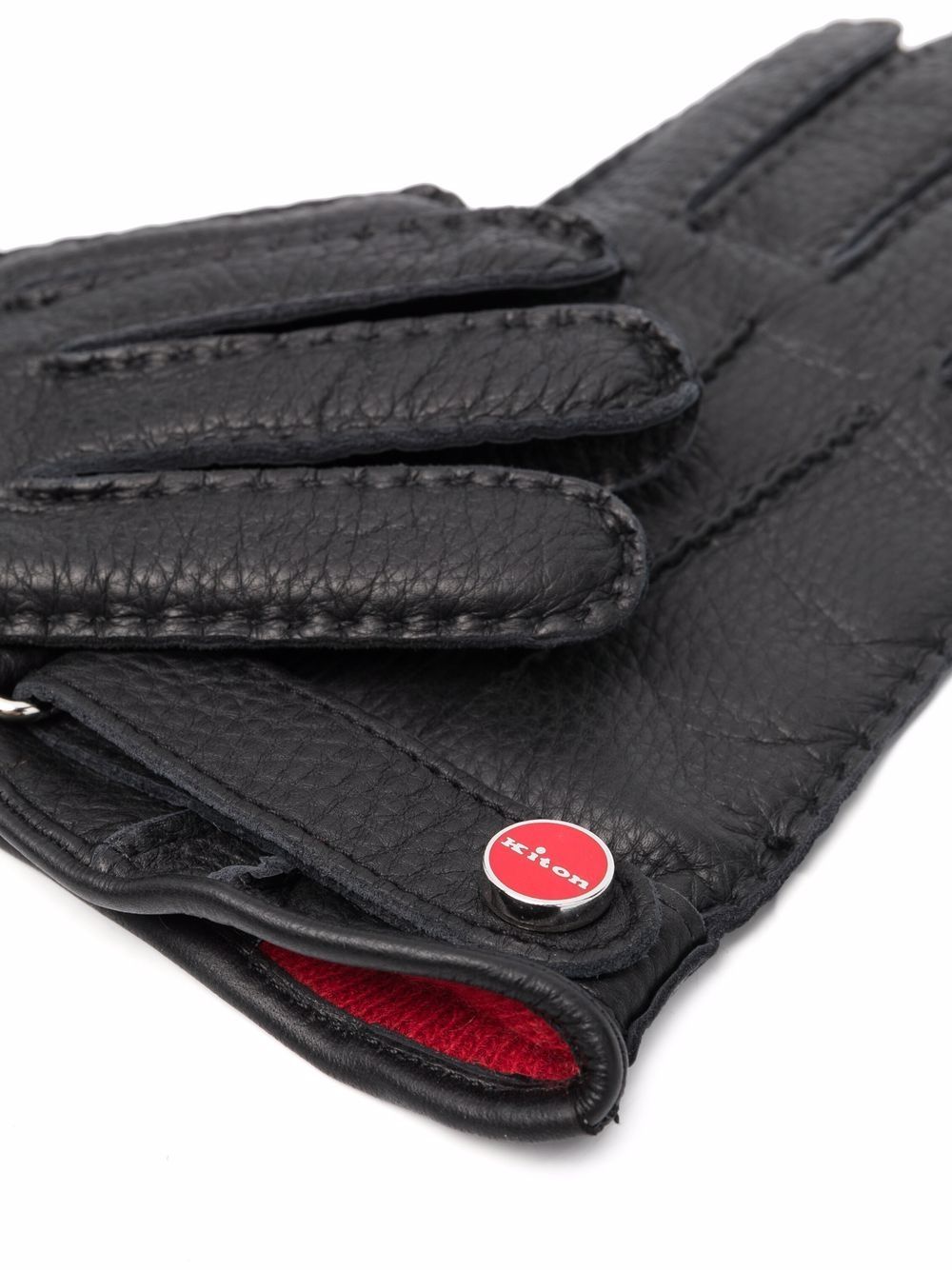 Kiton Gloves Black image 1