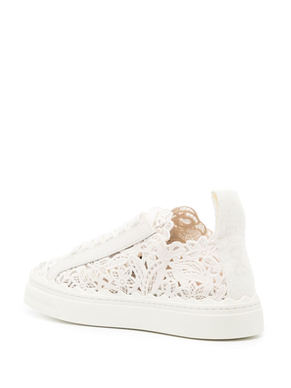 Chloè White Panelled Sneakers image 2