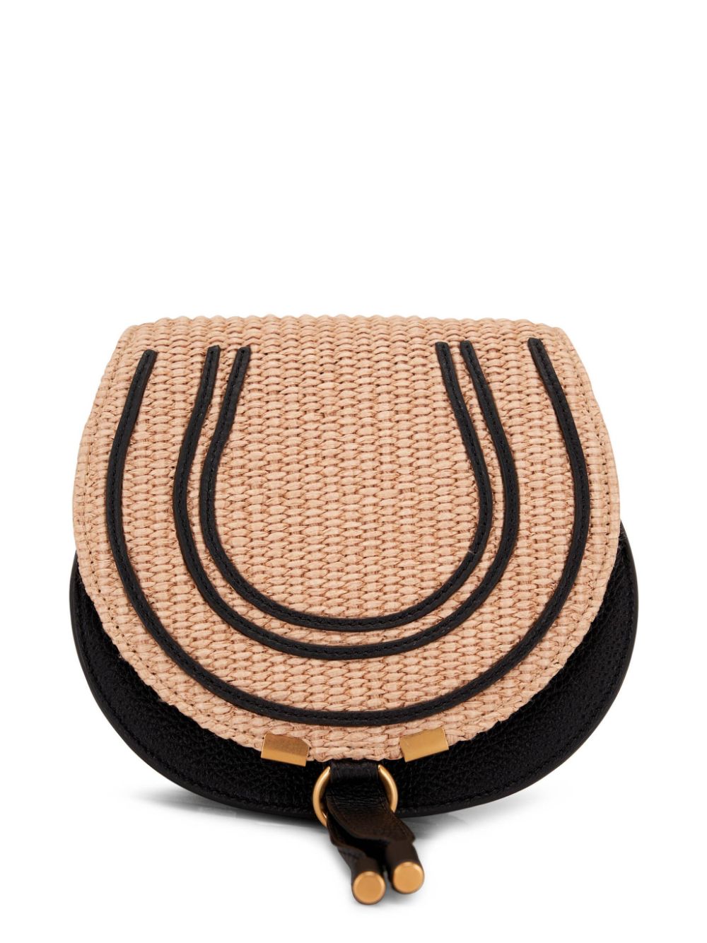 Chloé Raffia and Leather Shoulder Bag - Beige image 0