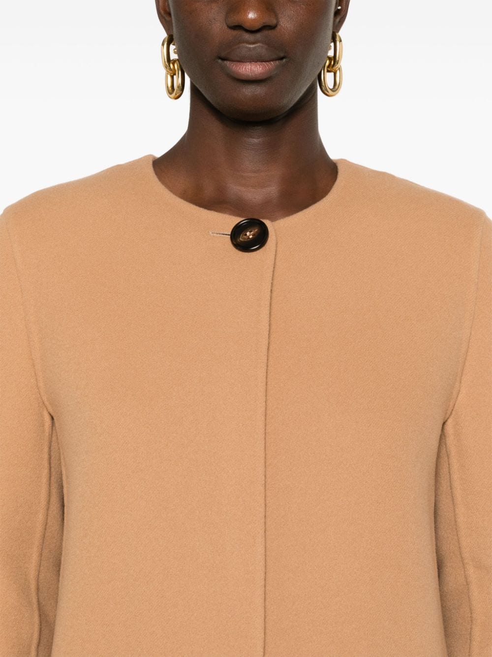 Chloè Women's Brown Leather Coat image 3