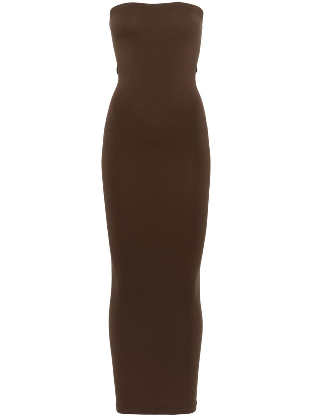 Wolford Fatal Long Dress in Brown image 0