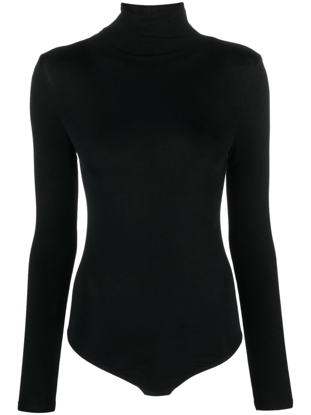 Wolford Black Roll-Neck Long-Sleeve Bodysuit image 0