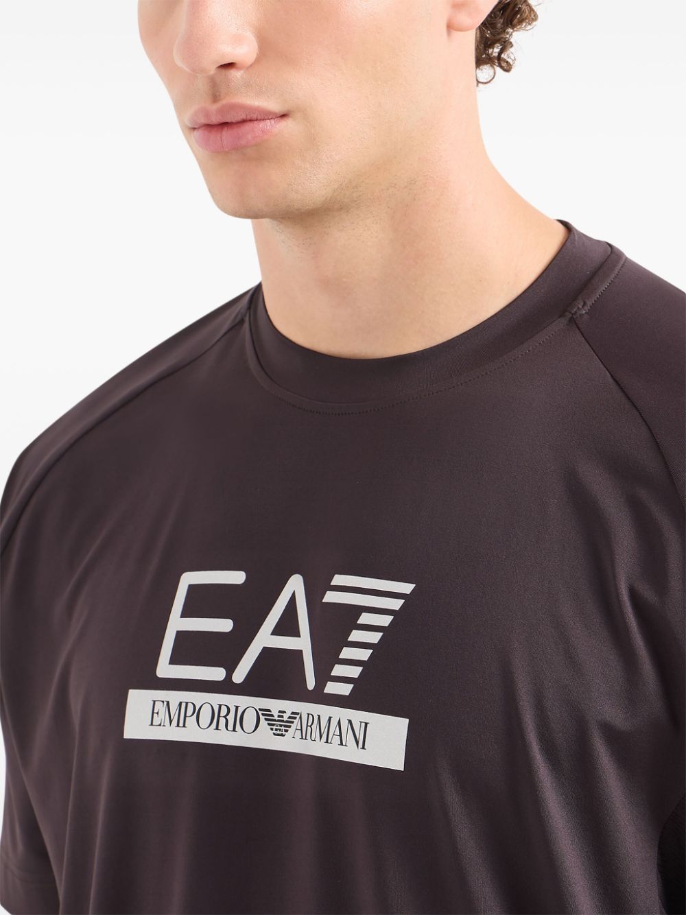 EA7 T-shirts and Polos Purple image 1