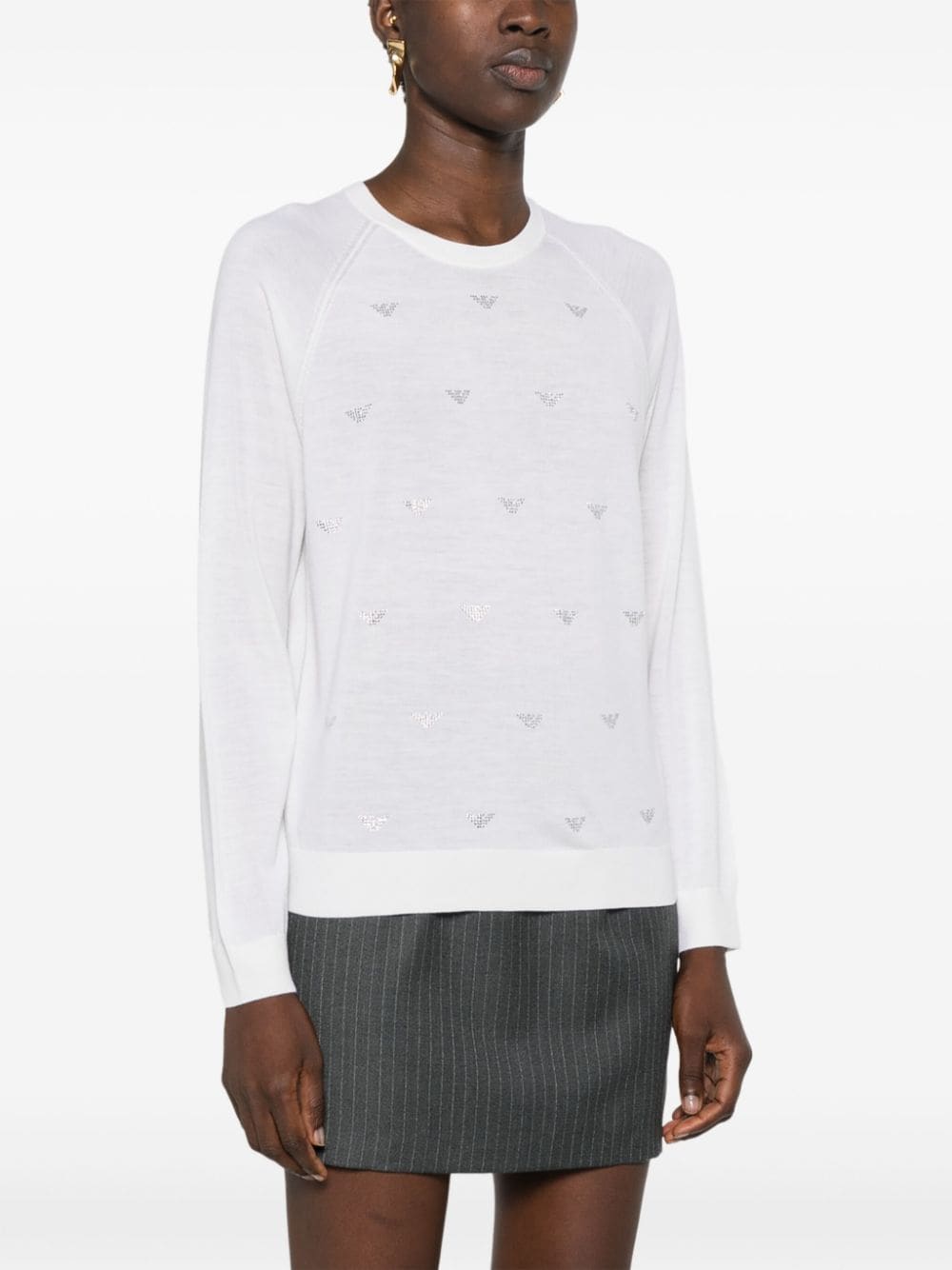 Emporio Armani Sweaters White image 4