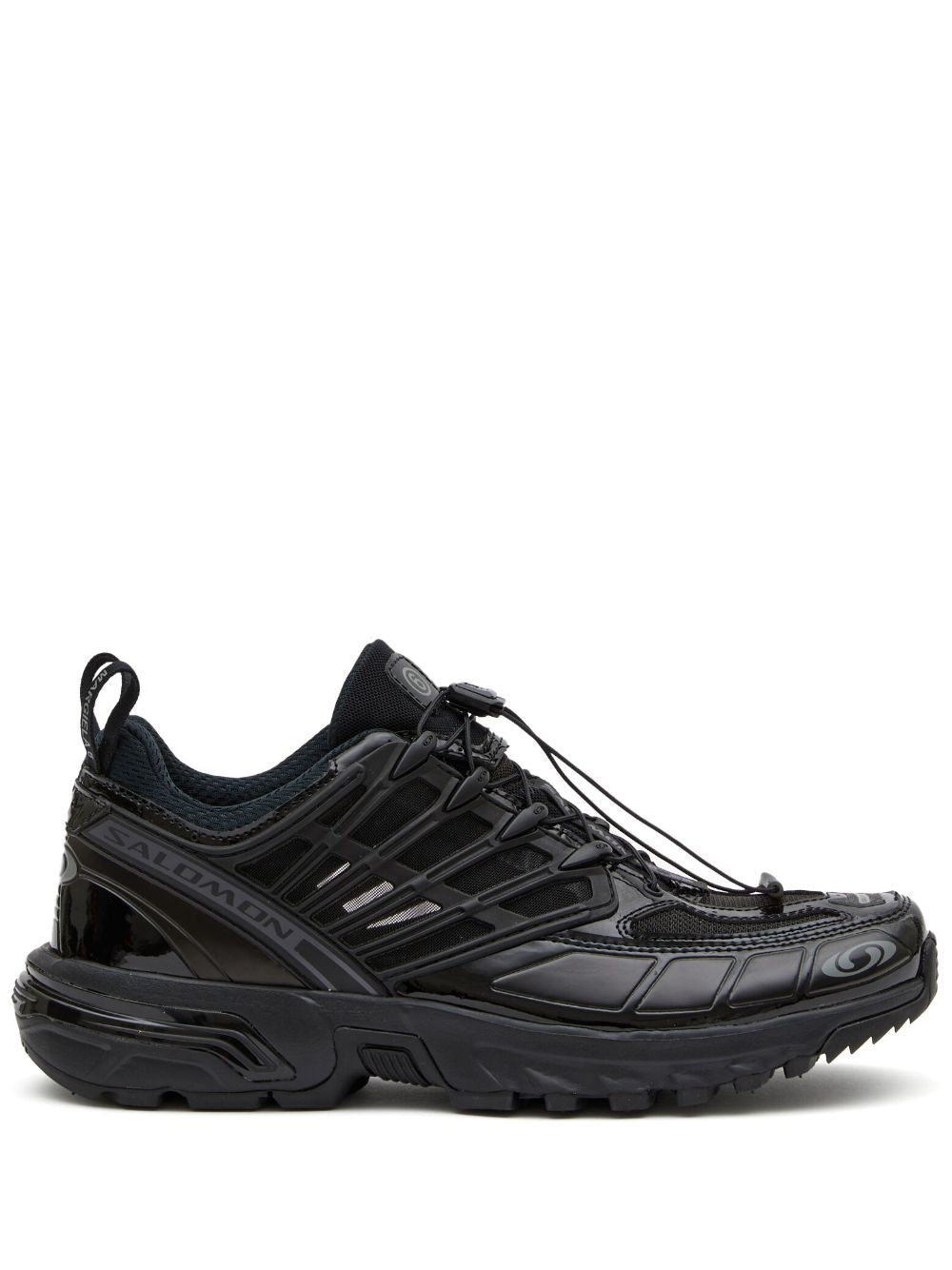 MM6 Maison Margiela x Salomon Black Low-Top Sneakers image 0