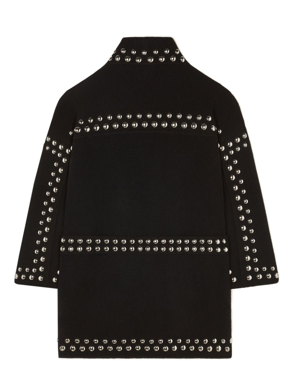 Alanui Black Virgin Wool Stud-Embellished Sweater image 2