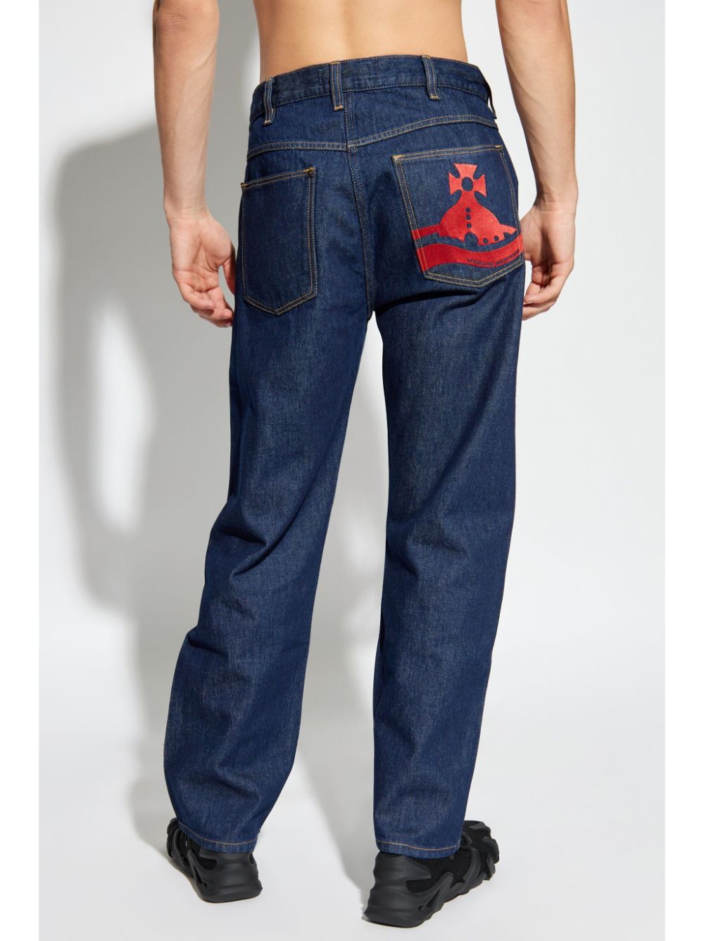 Vivienne Westwood Blue Organic Cotton Denim Jeans image 4