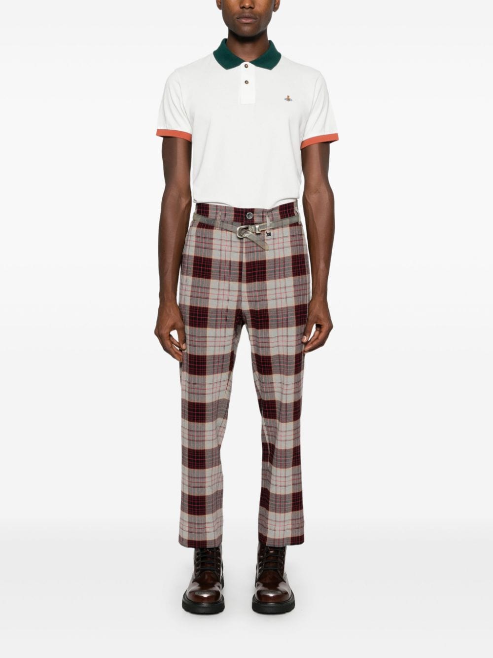 Vivienne Westwood Checked Cropped Trousers image 1